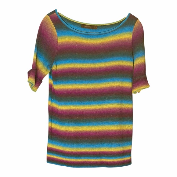 The Limited Sweaters - The Limited Colorful Striped Sweater Size Small—#122